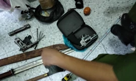 Hơn 100 cảnh sát bắt vụ cho vay lãi nặng, tàng trữ ma tuý ở Tiền Giang