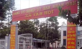 Trụ sở Đảng uỷ, HĐND, UBND xã Tân Hội, huyện Tân Hiệp.