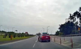 Tài xế lùi xe trên cao tốc Hà Nội – Thái Nguyên bị phạt 35 triệu đồng