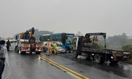 Tai nạn liên hoàn trên cao tốc Nội Bài - Lào Cai