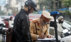 Nộp phạt 'nguội' ở đâu khi không còn công an cấp huyện?