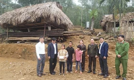 Cục Truyền thông CAND chung tay hỗ trợ xây nhà cho các gia đình khó khăn 