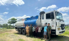 Phát hiện gần 5.000 lít dầu D.O không nguồn gốc vận chuyển trên sông Thị Vải 