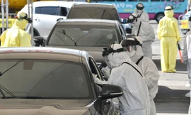 Đối tượng tại cơ quan công an.