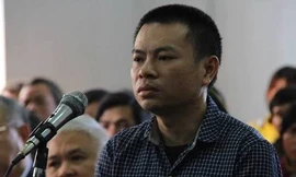 Đặng Văn Hiến bị tuyên án tử hình. Ảnh Lữ Hồ.