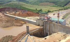 Dự án thủy điện Plei Kần đang thi công