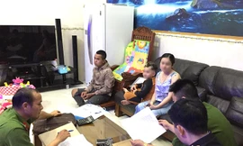 Công an khám xét nhà đối tượng Đoàn Việt Đức