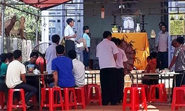 Gia đình tổ chức tang lễ cho em Hường