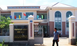 Phòng GD&ĐT huyện Chư Pưh, nơi 3 cán bộ Dũng, Sang, Ca làm việc