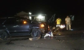 Đắk Nông: Xe ô tô tông xe máy, 3 người thương vong