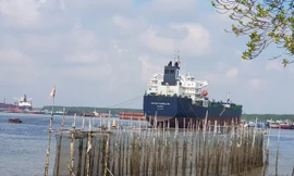 Khu vực xảy ra sự cố.