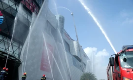 Công an TPHCM diễn tập cứu hơn 1.000 người trong đám cháy TTTM