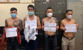 Thắng cùng đồng phạm bị bắt.