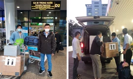Bác sĩ Bệnh viện Chợ Rẫy cùng trang thiết bị lên đường đi Hải Dương.