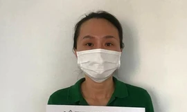 Lê Thị Kim Dung tại Công an.