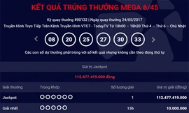 Đã có người trúng Jackpot kỷ lục hơn 112 tỷ đồng