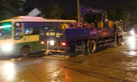 Hiện trường tai nạn.