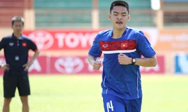 Cầu thủ Việt kiều trong buổi kiểm tra thể lực của U20 Việt Nam