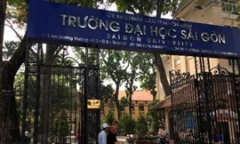 Trường Đại học Sài Gòn, nơi xẩy ra những chuyện lạ ở Hội đồng nghiệm thu đề tài nghiên cứu khoa học. Ảnh: P.L.