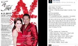 Poster kèm hình ảnh của Hoàng Kiều - Ngọc Trinh.