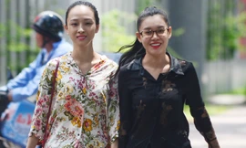 Hoa hậu Phương Nga xuất hiện sau 45 ngày tại ngoại