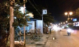 Cây xăng nơi xảy ra vụ án mạng. Ảnh: Dân Việt.