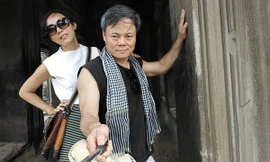 Võ sư Đoàn Bảo Châu và bà xã Hoàng Hường. Ảnh: FB.