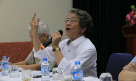 Giám đốc VCPMC nhạc sĩ Phó Đức Phương. Ảnh: N.M.Hà.