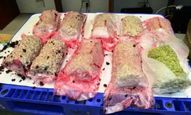 Hơn chục kg cần sa nhập vào Việt Nam bị thu giữ.