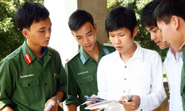 Khối các trường quân sự công bố mức điểm nhận hồ sơ xét tuyển