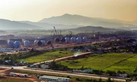 Một góc Khu kinh tế Nghi Sơn. Ảnh: Trọng Đạt/TTXVN.