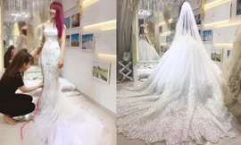 Hé lộ bộ váy cưới đặc biệt của Khởi My