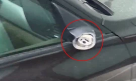 Trộm vặt sạch logo và gương chiếc BMW tiền tỷ ở Hà Nội