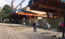 Hiện trường nơi xảy ra vụ việc.