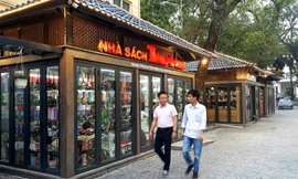 Phố sách Hà Nội trước ngày khai trương