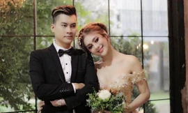 Lâm Chí Khanh và người tình hiện tại.