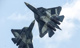 Những chiếc Su-57 của Nga. Ảnh: TASS.