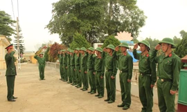 Cuộc sống ngày đầu của những chiến sĩ mới nhập ngũ