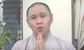 Minh Béo đăng clip xin lỗi khán giả. Ảnh: chụp từ màn hình.