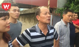 Võ sư Hoài Linh bị chấn thương nhẹ ở vùng miệng sau trận đấu với ông Flores. Ảnh: Quyết Thắng.