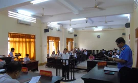 Bị cáo Lê Quốc Anh tại tòa. Ảnh: Tường Minh.