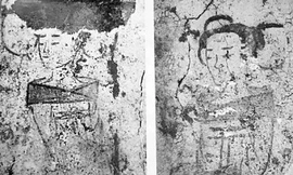 Bích họa người hầu gái trong mộ cổ 1.400 năm ở Trung Quốc