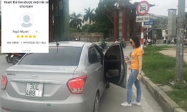 Cùng với biển cấm taxi, sắp tới Sở GTVT Hà Nội cũng sẽ bổ sung biển cấm xe công nghệ trên các tuyến phố cấm. Ảnh: Anh Trọng.