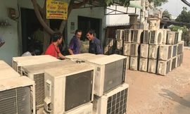 Lô hàng điện lạnh cũ trị giá trên 1 tỷ đồng.