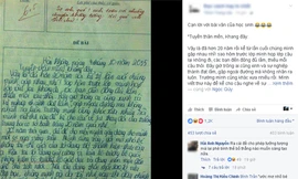 Phì cười với bài văn khiến cô giáo phê 'Sợ quá, nói quá vừa thôi chứ'