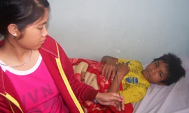 A Điểm đang điều trị tại Bệnh viện.