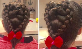 Những bé gái xinh như thiên thần nhờ bàn tay tết tóc của bố