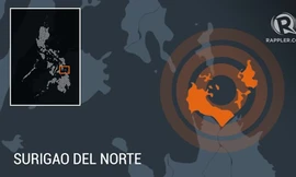 Động đất ở Surigao, Philippines. Đồ họa: Rappler.