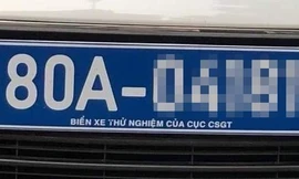 Thử nghiệm biển số xe có mã Qr Code