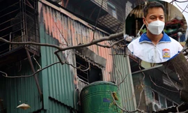 'Người hùng' kể lại khoảnh khắc đạp bung cửa sổ sắt cứu bé gái mắc kẹt trong đám cháy